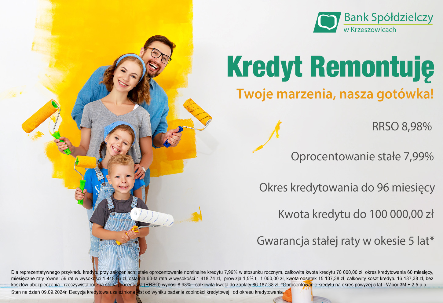 Krzeszowice kredyt remontuje